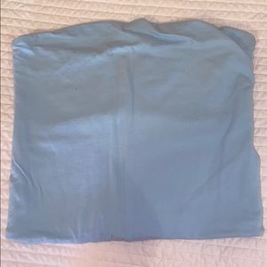 Blue brandy tube top